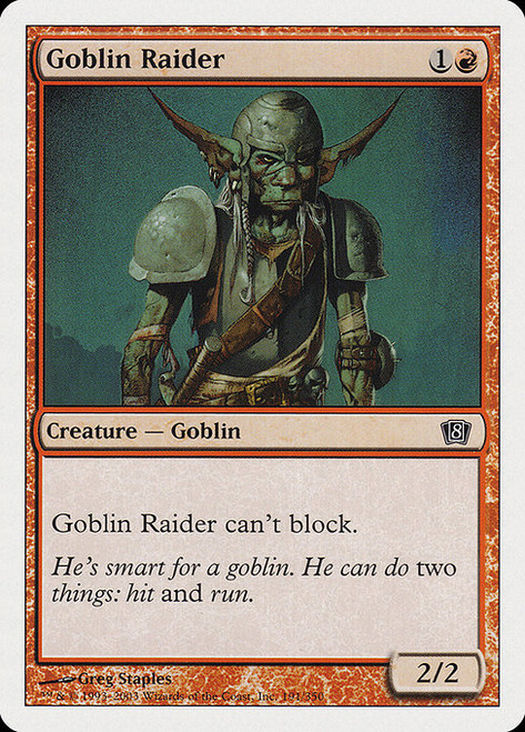 Goblin Raider - 8th Edition