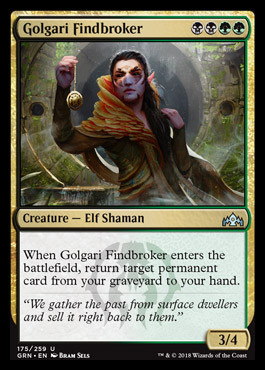 Golgari Findbroker - Guilds of Ravnica [F]