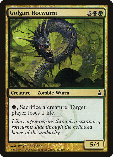 Golgari Rotwurm - Ravnica