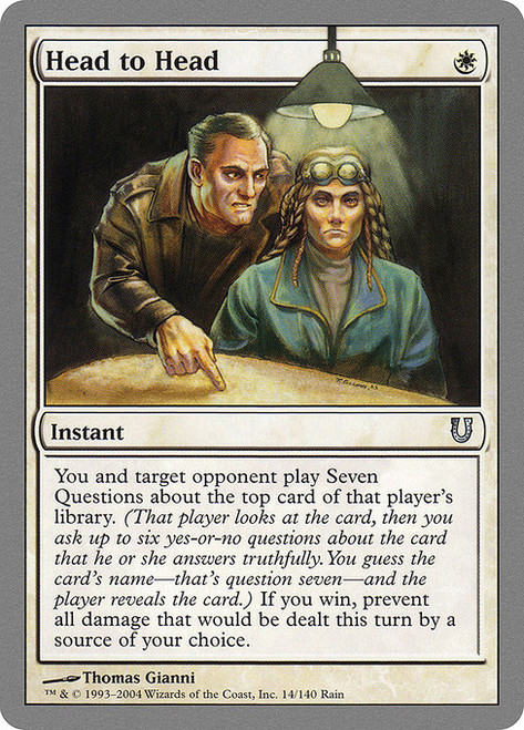 Head to Head - Unhinged