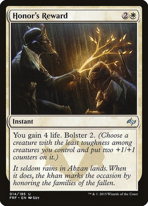 Honor's Reward - Fate Reforged