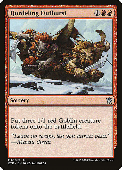 Hordeling Outburst - Khans of Tarkir [F]