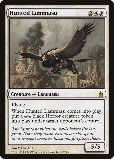 Hunted Lammasu - Ravnica