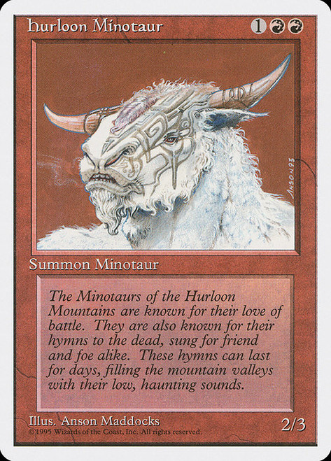 Hurloon Minotaur - 4th Edition