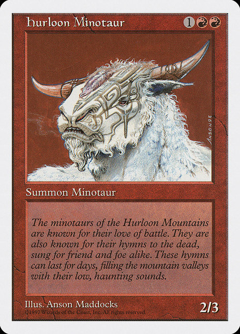 Hurloon Minotaur - 5th Edition