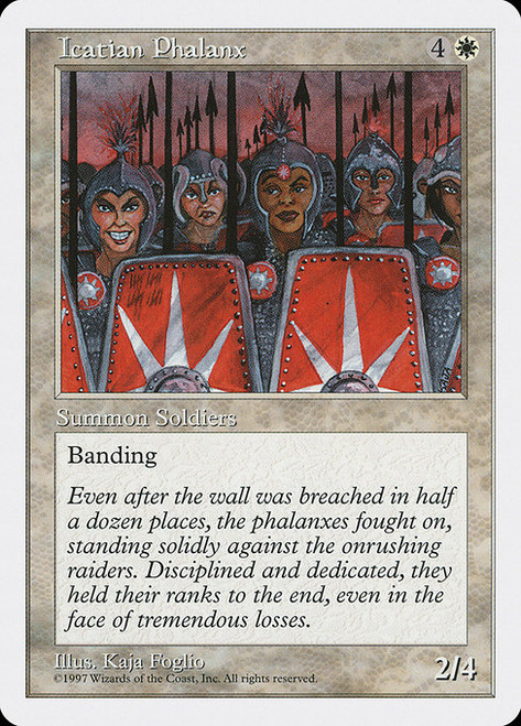 Icatian Phalanx - 5th Edition