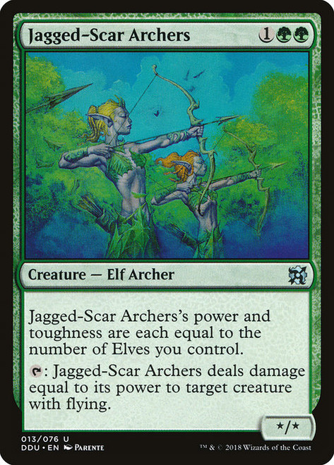 Jagged-Scar Archers - Duel Decks: Elves vs. Inventors