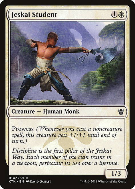 Jeskai Student - Khans of Tarkir