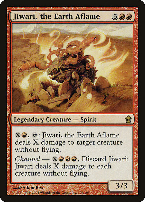 Jiwari, the Earth Aflame - Saviors of Kamigawa