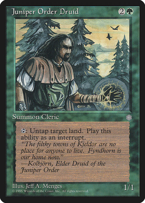 Juniper Order Druid - Ice Age