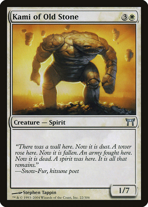 Kami of Old Stone - Champions of Kamigawa
