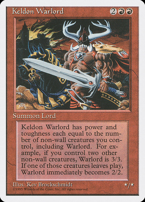 Keldon Warlord - 4th Edition