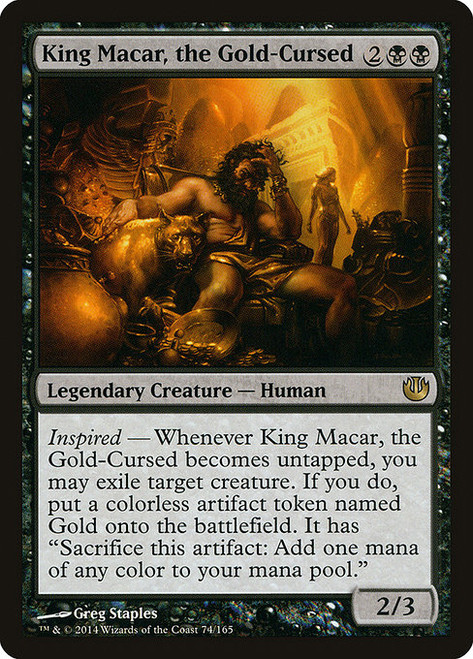 King Macar, the Gold-Cursed - Journey into Nyx