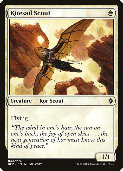 Kitesail Scout - Battle for Zendikar [F]