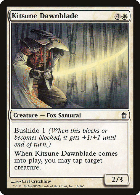 Kitsune Dawnblade - Saviors of Kamigawa