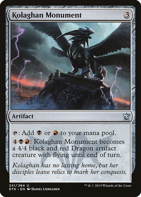 Kolaghan Monument - Dragons of Tarkir