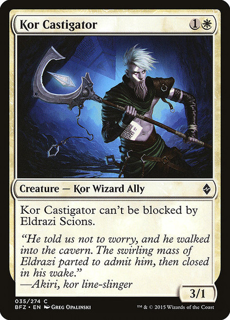 Kor Castigator - Battle for Zendikar [F]