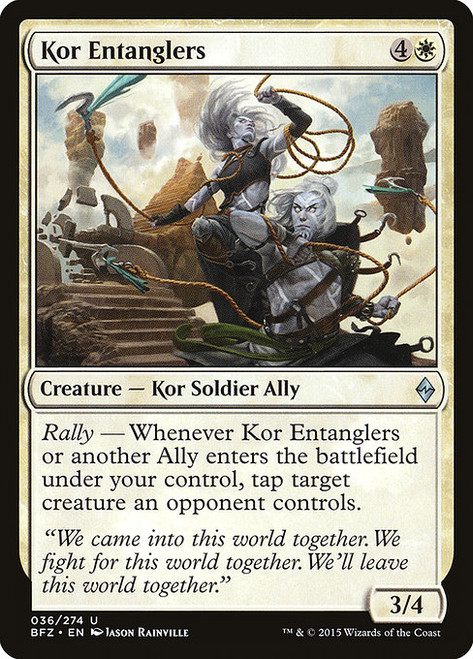 Kor Entanglers - Battle for Zendikar