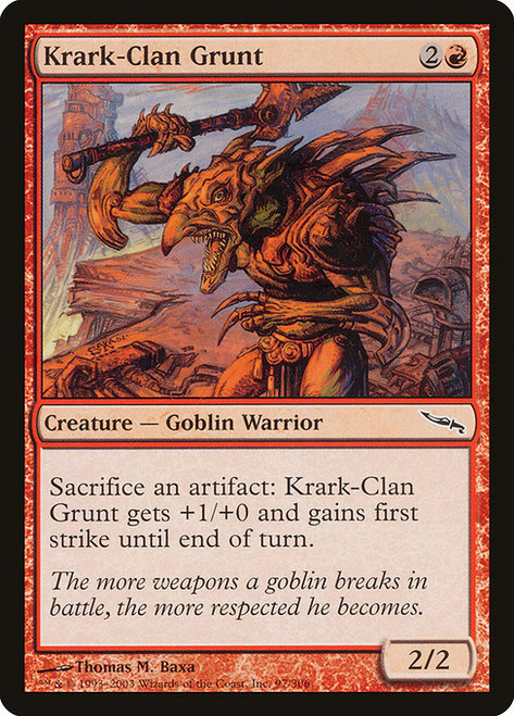 Krark-Clan Grunt - Mirrodin