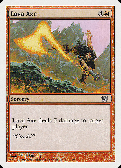 Lava Axe - 8th Edition