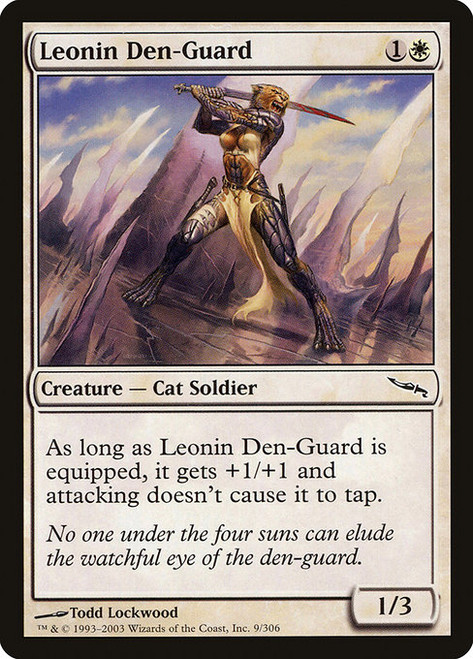 Leonin Den-Guard - Mirrodin