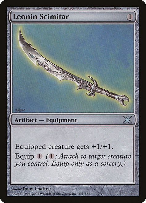 Leonin Scimitar - 10th Edition