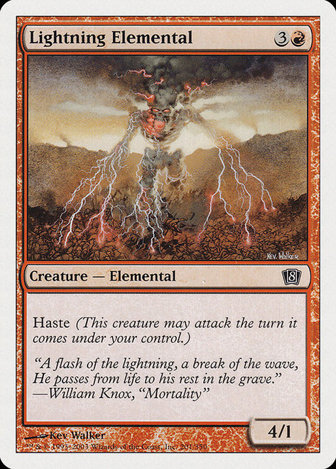 Lightning Elemental - 8th Edition