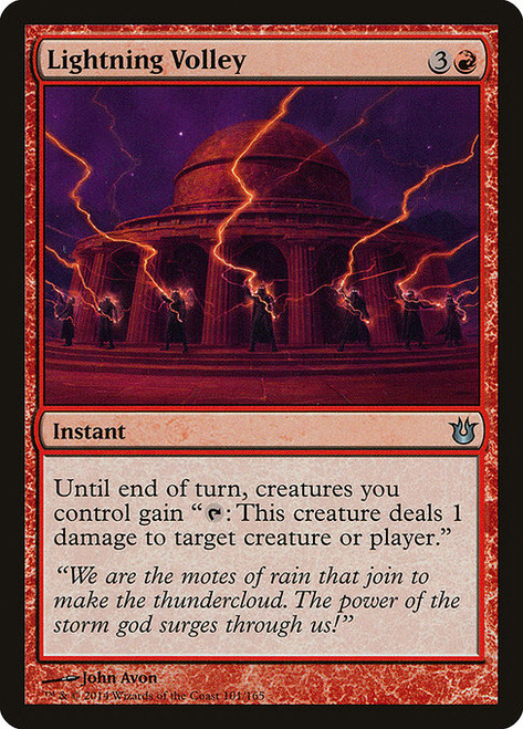 Lightning Volley - Born of the Gods [F]