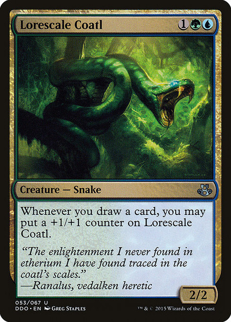 Lorescale Coatl - Duel Decks Elspeth vs Kiora
