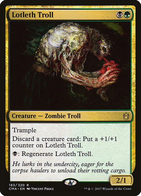 Lotleth Troll - Commander Anthology