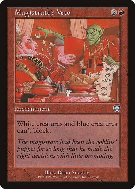 Magistrate's Veto - Mercadian Masques [F]
