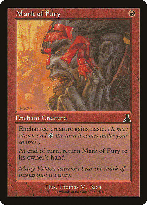 Mark of Fury - Urzas Destiny