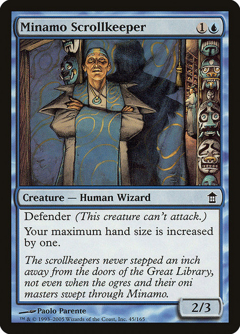 Minamo Scrollkeeper - Saviors of Kamigawa
