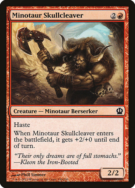 Minotaur Skullcleaver - Theros