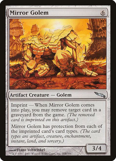 Mirror Golem - Mirrodin