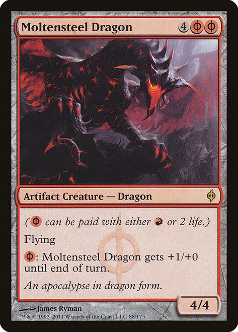 Moltensteel Dragon - New Phyrexia [F]