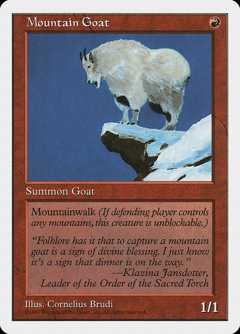 Mountain Goat - 5th Edition