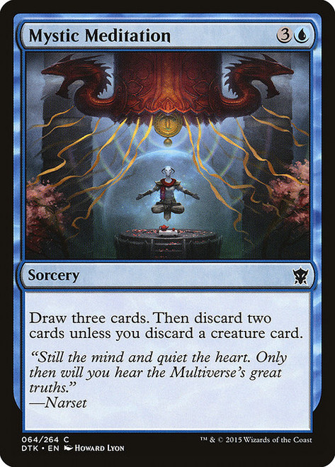 Mystic Meditation - Dragons of Tarkir [F]