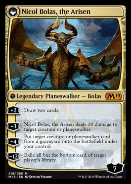 Nicol Bolas, the Ravager | Nicol Bolas, the Arisen - M19