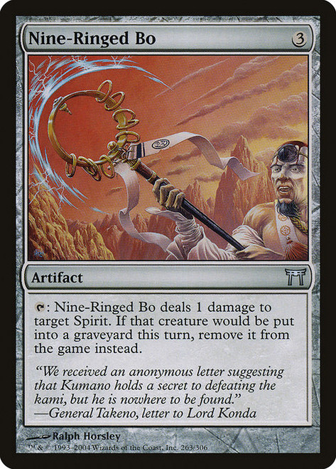 Nine-Ringed Bo - Champions of Kamigawa