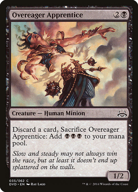Overeager Apprentice - Duel Decks Anthology Divine vs Demonic