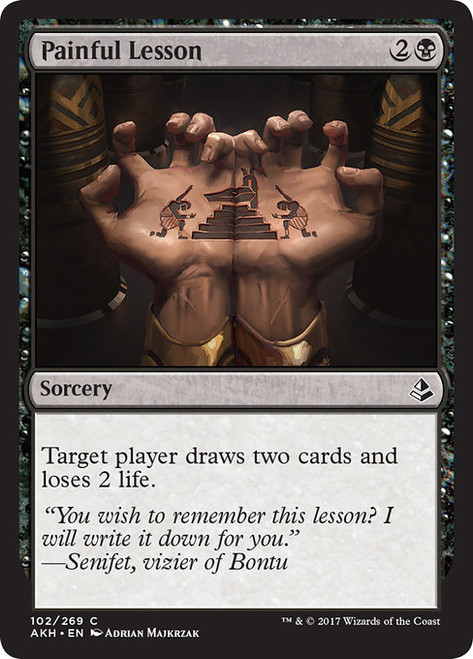 Painful Lesson - Amonkhet [F]