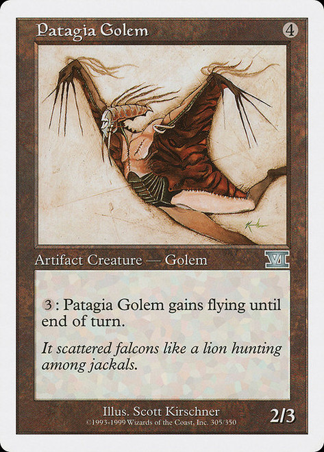 Patagia Golem - 6th Edition