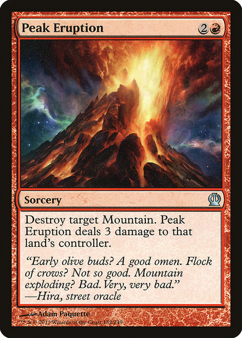 Peak Eruption - Theros