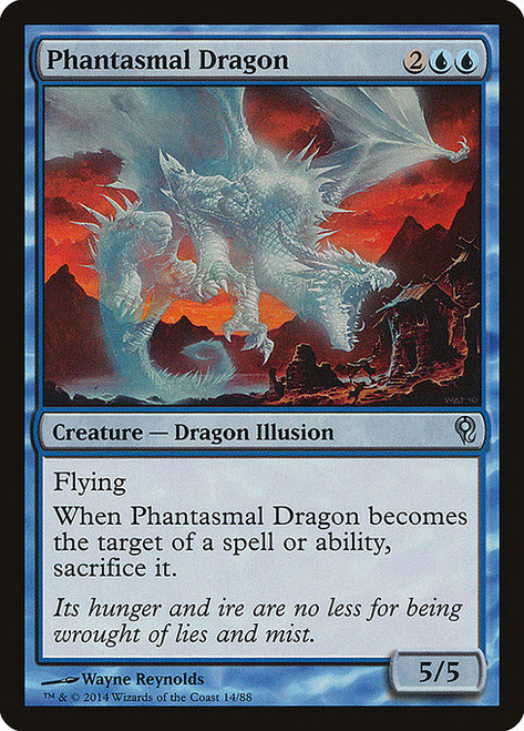 Phantasmal Dragon - Duel Decks Jace vs Vraska