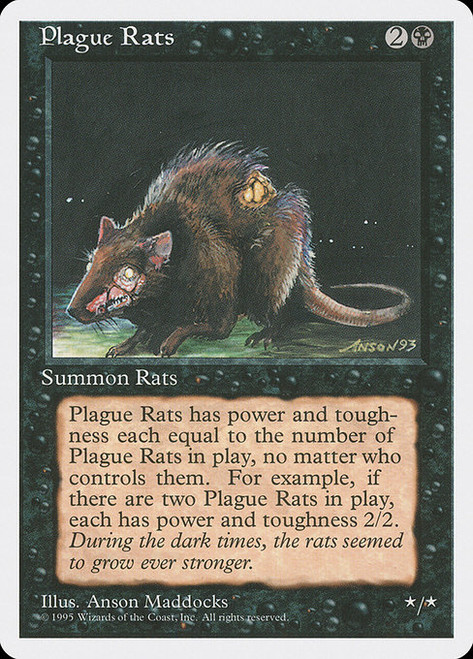 Plague Rats - 4th Edition