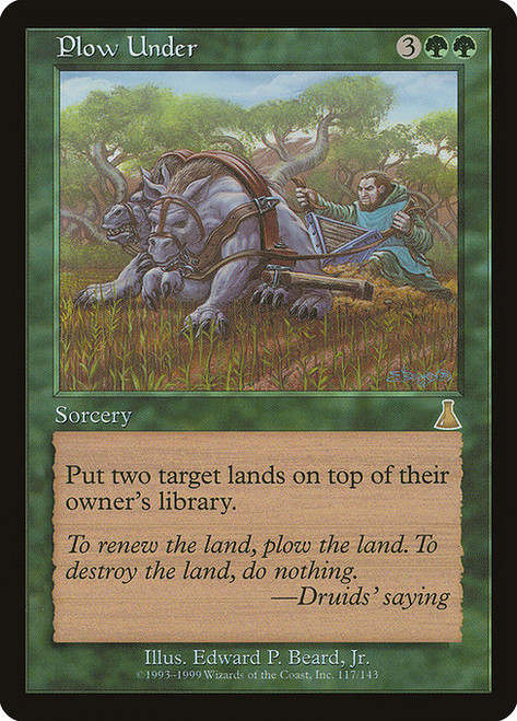 Plow Under - Urzas Destiny