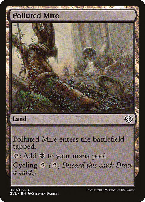 Polluted Mire - Duel Decks Anthology Garruk vs Liliana