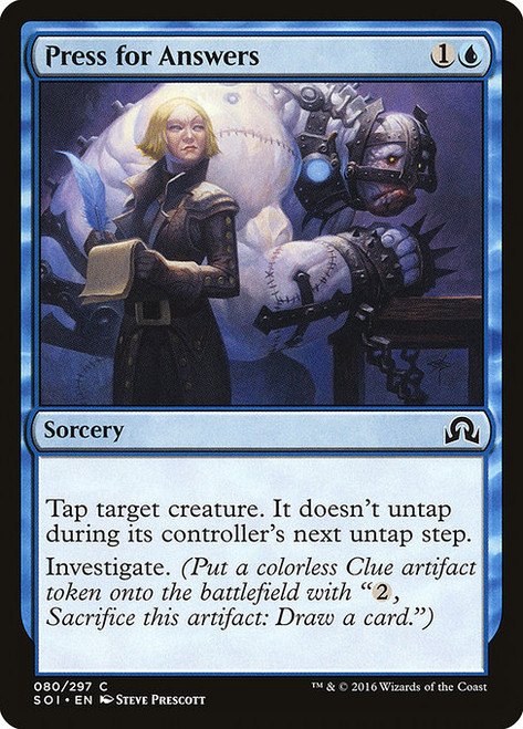 Press for Answers - Shadows over Innistrad