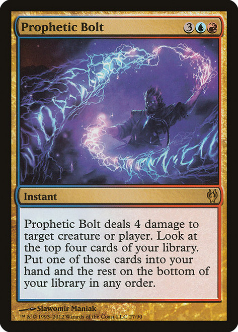 Prophetic Bolt - Duel Decks Izzet vs Golgari
